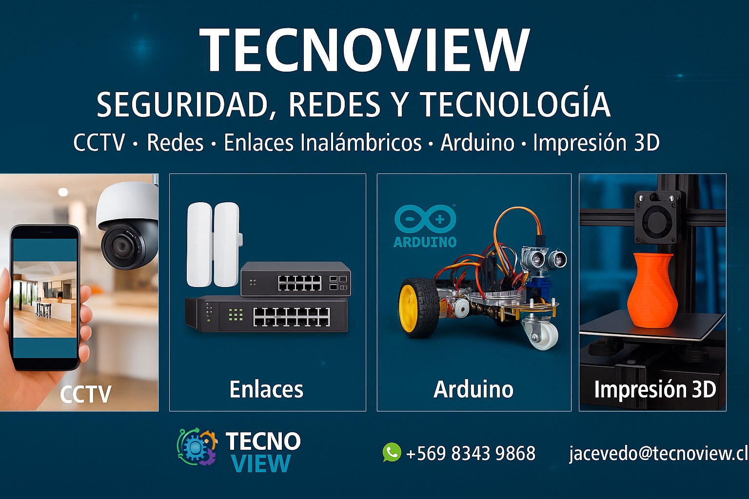 TecnoView – Seguridad, Redes y Tecnología
